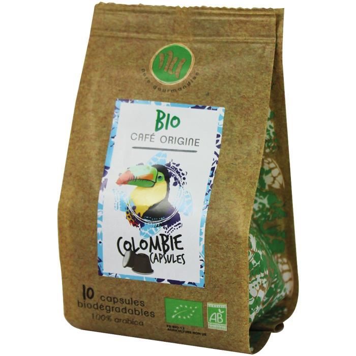 NU Café Bio Colombie Sachet De 10 Capsules
