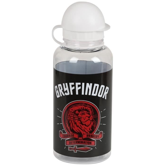 Gourde enfant Safta Harry Potter 500 ml - negra y granate - 7x18x7 cm