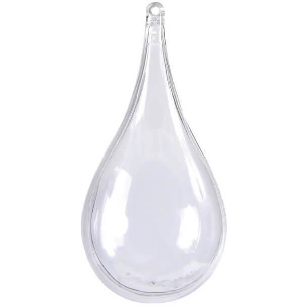 Contenant pour dragées goutte d’eau transparente (x10) R/3630
