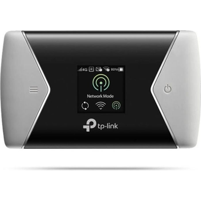 TP-Link Routeur Mobile 4G+ LTE Wi-Fi AC 1200Mbps: Débit 4G+ de 300 Mbps, Portable, Batterie 3000 mAh, Écran LCD (M7450)