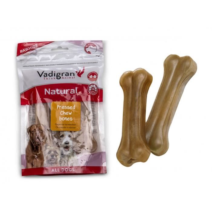 Friandise Natural Os à Mâcher pressé. 11.5 cm x 4 pieces. 160 g.-Vadigran 3,000000