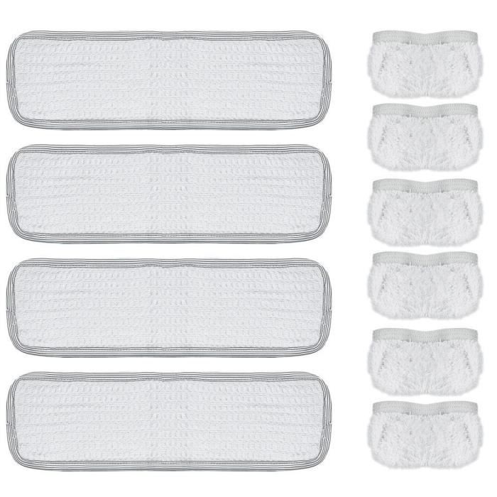 POLTI KIT4 SERPILLIERES ET 6 BONNETTES VAPORETTO (Pure, AirPlus, Handy 15/20, Smart 30) PAEU0217