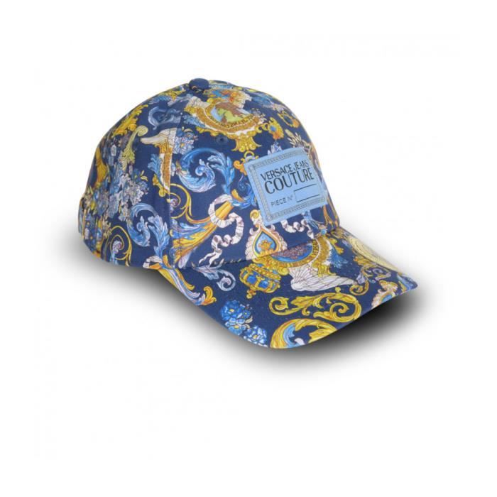 CASQUETTE VERSACE JEANS COUTURE BLEU - E8YWAK14 - LINEA MAN CAP DIS.7