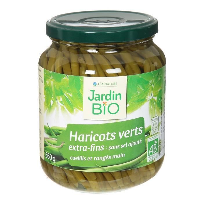 JARDIN BIO Haricos verts bio - 660g