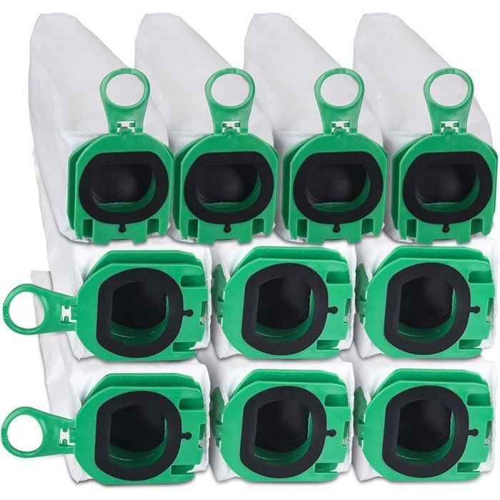 10 Sacs D'Aspirateur Pour Vorwerk Kobold Vb100 Avec 3 Filtres Moteur 10 Sacs D'Aspirateur Pour Vorwerk Kobold Vb100 Avec 3 Filtres Moteur