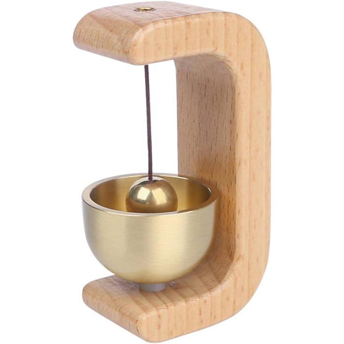 Carillon À Vent en Bois Sonnette Vintage Décor Décor De Bureau Sonnette Rétro Décor Décor À La Maison Carillon À Vent Maison