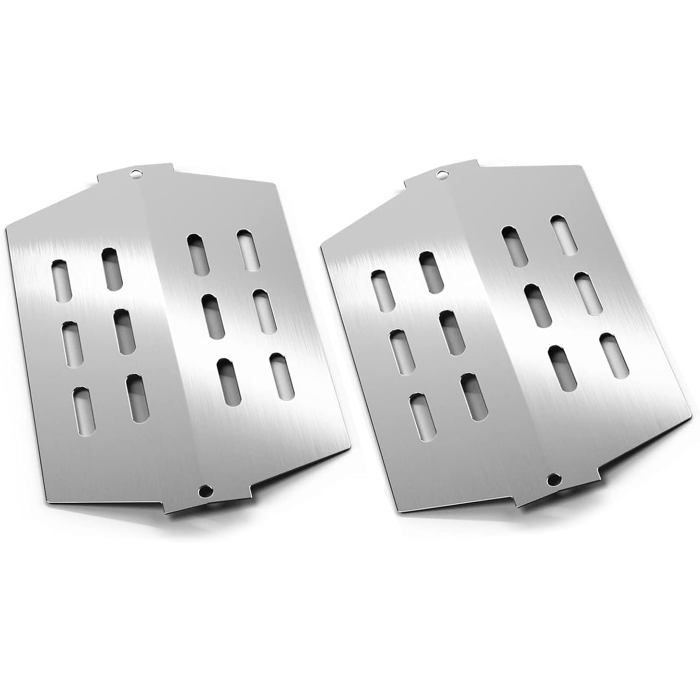 Barres Flavorizer & Plaques Chauffantes En Acier Inoxydable GFTIME Pour Weber Genesis II/LX 300 Series (2017+)