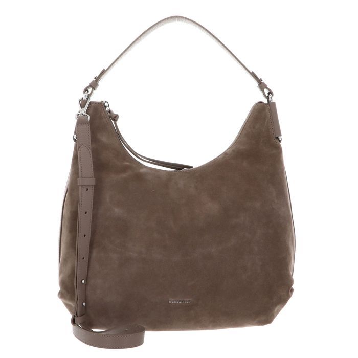Sac à Main Coccinelle Arlettis Suede - Cuir Vert, Bandoulière, Italie, Neuf Avec étiquettes