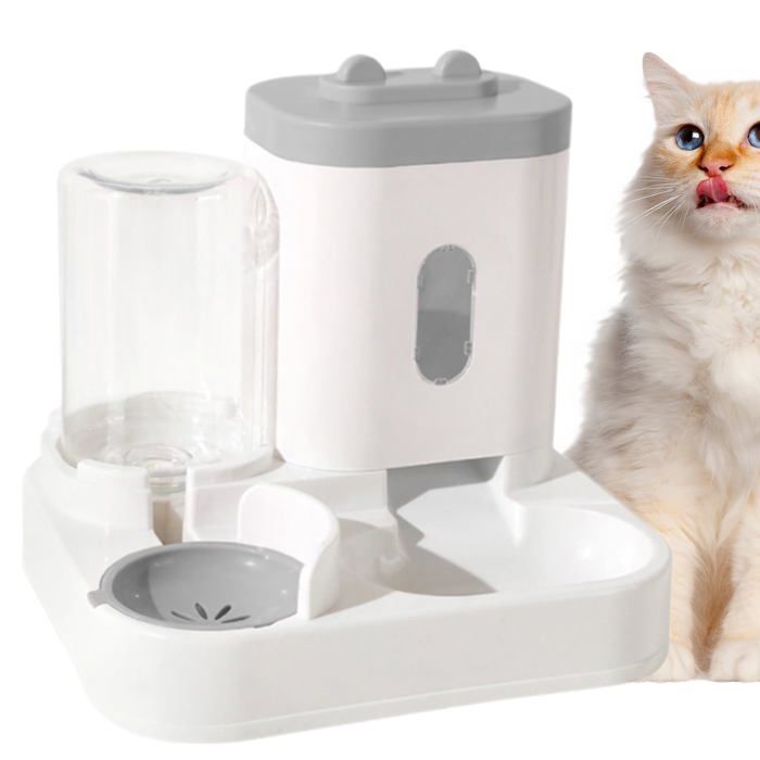 Comparer les prix de Mangeoire Automatique pour Chats Distributeur Croquettes Chat Automatique