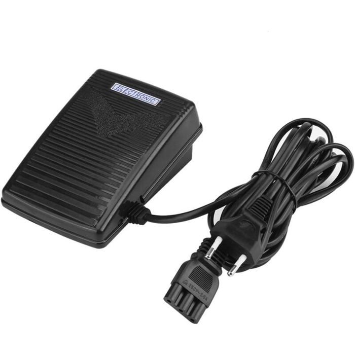 Pédale Machine à Coudre Pédalier de Machine à Coudre avec Cordon pour Coudre à la Maison Compatible avec Singer JUKI Husq - Jiangzha