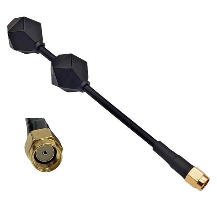 Bingfu Antenne FPV 5,8 GHz Pagoda RHCP 5 dBi RP-SMA | Compatible avec Drone FPV, Quadcoptère, Casques, Émetteur / Récepteur TX RX, Modélisme