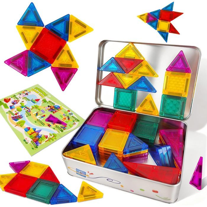 Blocs de Construction Magnétique avec Aimants Puissants - Jeu Éducatif ...