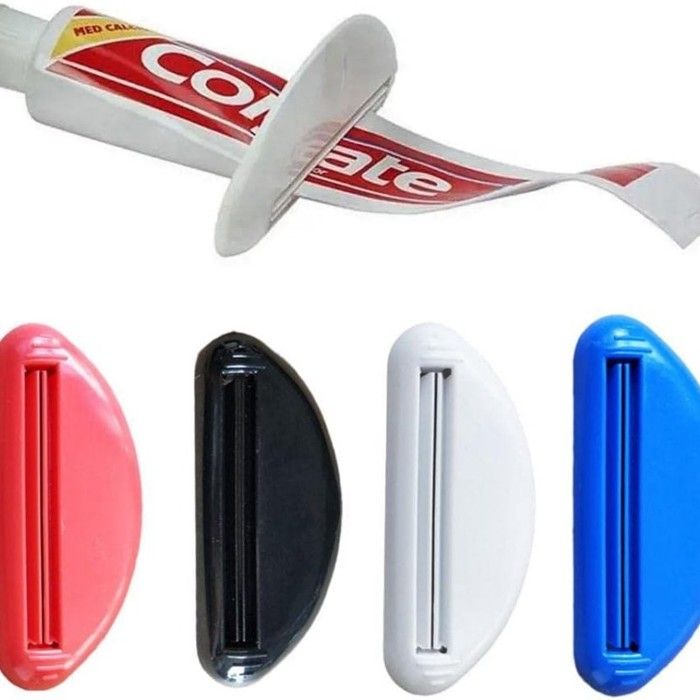 Presse-dentifrice distributeur presse-tube support plastique clip - JZSH - Pour salle de bain stockage dentifrice nettoyant visage
