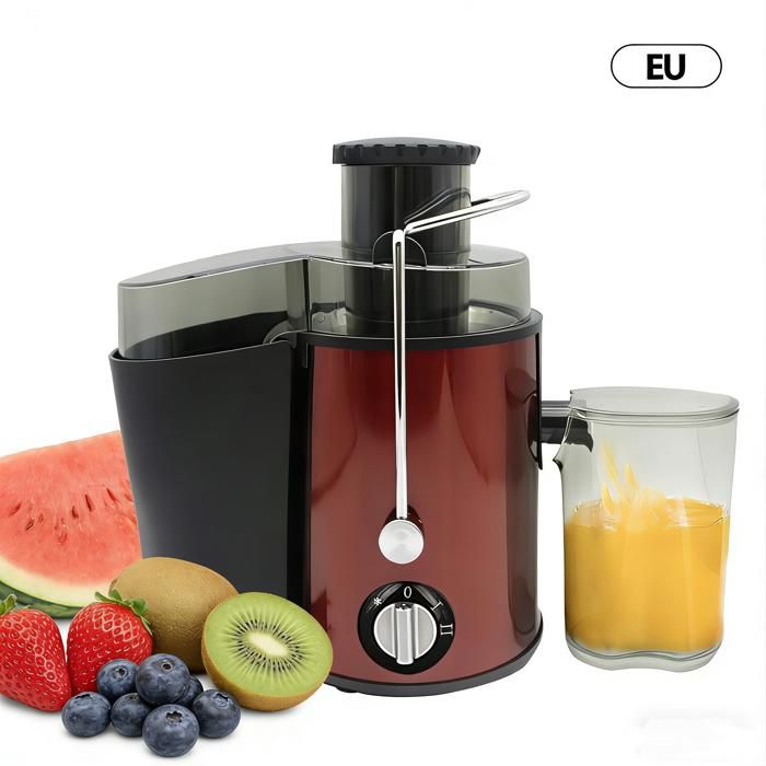 Extracteur de Jus Centrifugeuse pour fruits et légumes 400W entrée dalimentation de 65 mm 3 vitesses fonction anti-goutte - Uverbon