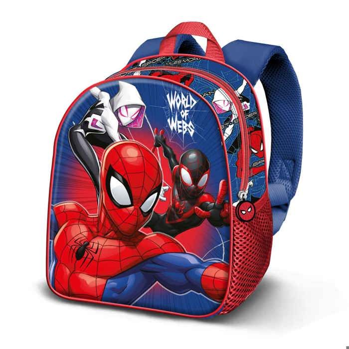 Sac à dos - KARACTERMANIA - 3D Elite - Spiderman - Bleu - Dos et bretelles rembourrés