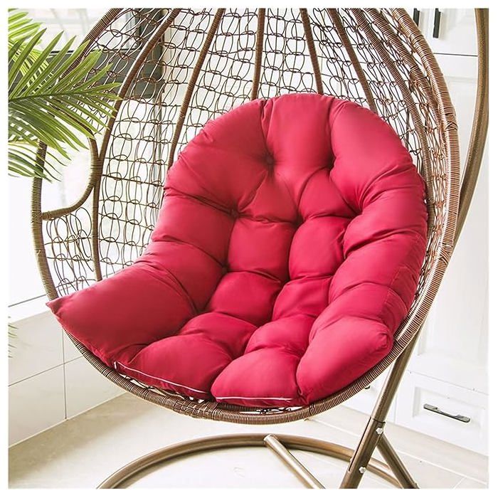 Coussin épais pour fauteuil suspendu et banc Coussin dassise pour chaises dintérieur et dextérieur balancelles et fauteuils œuf
