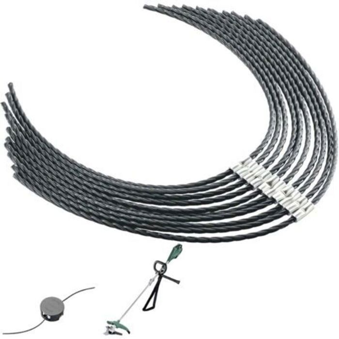 Virex® Fil de Coupe Extra Résistant pour Débroussailleuse Bosch F016800431