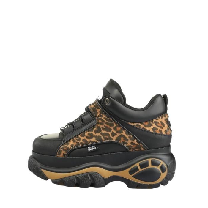 Baskets femme Buffalo Vegan - leo/black Baskets femme Buffalo Vegan - leo/black