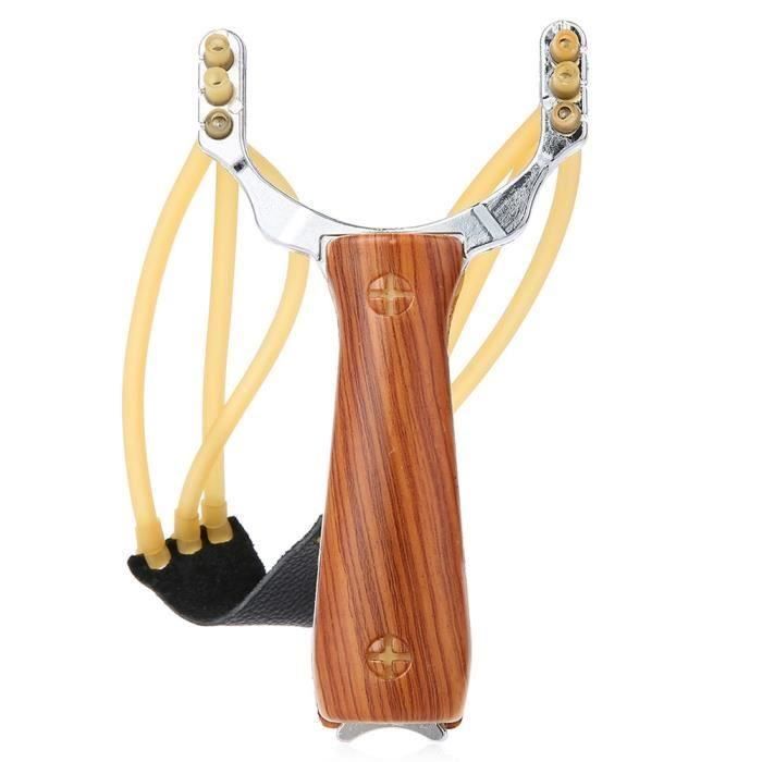 Lance-pierre En Acier Avec Visée Laser - Fronde Slingshot - Pour Jeux De Tir Ou Chasse