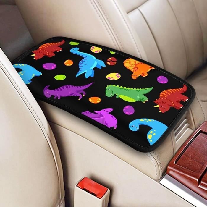 Coussin De Genou Console Voiture Universel TUKEVA – Soutien Confortable Genoux/Coudes, Noir PU
