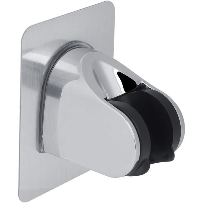 Support De Douche à Main Remplaçable Réglable Fixation Murale