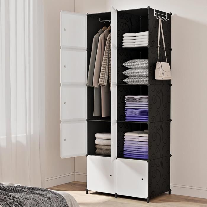 LANTUS Aroire Penderie 20 Cube Portable Étagère de Rangeent, Cube