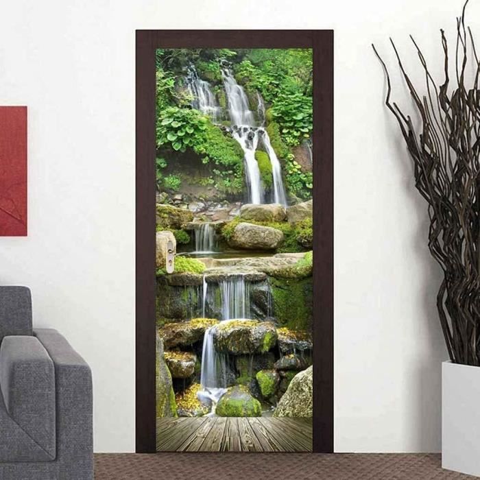 Autocollant Mural Star Wars - Han Solo En Carbonite Pour Porte - 77x200cm - Vinyle Haute Qualité - 8