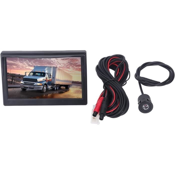 Kit Caméra De Recul Voiture Avec Écran 4,3 Pouces HD - Vision Nocturne, Étanche IP68 - Facile à Installer - 4
