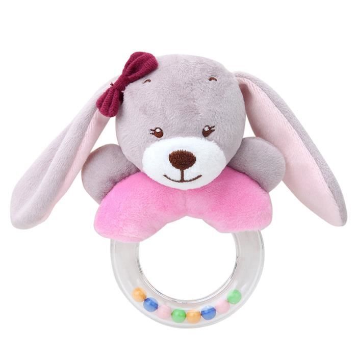 Mignon Bebe Hochet Lapin En Peluche Bebe Dessin Anime Bebe Jouet Education Bebe Hochet Jj39 Cdiscount Puericulture Eveil Bebe