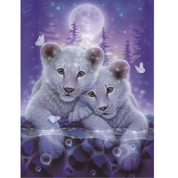 SYBDXJ Ensemble De Peinture Au Diamant, Set De Peintures Au Diamant, Peinture De Strass Broderie, Kit De Peinture Pour Adultes, Enfants, Décor De Maison, Déco Murale - Dragons D