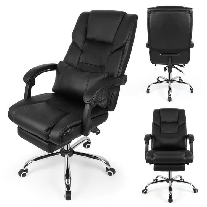 Chaise De Bureau Fauteuil De Bureau Dossier Inclinable Hauteur Reglable Achat Vente Chaise De Bureau Soldes Sur Cdiscount Des Le 20 Janvier Cdiscount