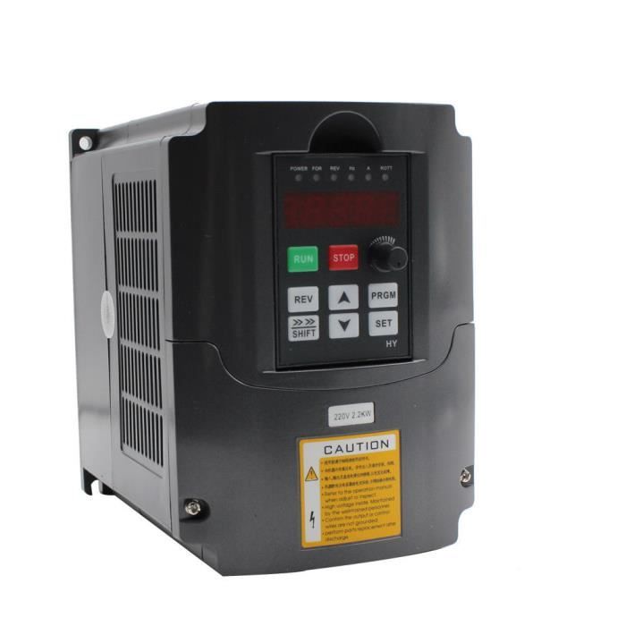 Variateur de fr/équence,Jectse AC220V 0.75Kw Universel monophas/é contr/ôle PWM VFD Variateur De Fr/équence Vecteur Contr/ôle DOnduleur Entra/înement de moteur /à inverseur /à vitesse variable