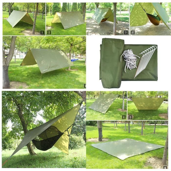 Empreinte De Tente Imperméable Ultra-légère - Bâche De Sol Protection Solaire - Camping