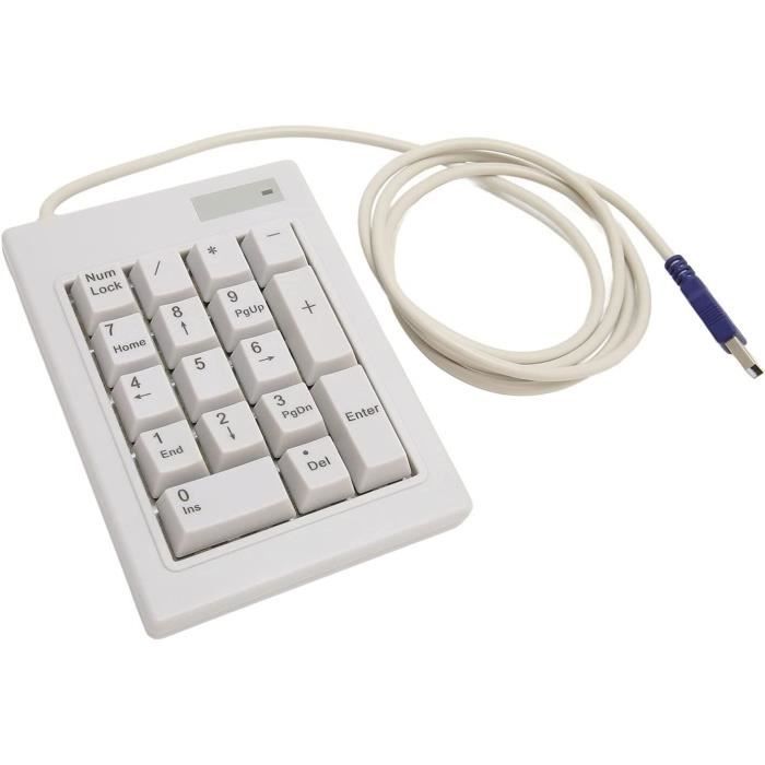 Clavier Rétro Touches Rondes Clavier Numérique Sans Fil 2.4GHz