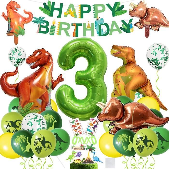 Decoration Anniversaire Dinosaure 3 Ans, Deco Dinosaure Anniversaire