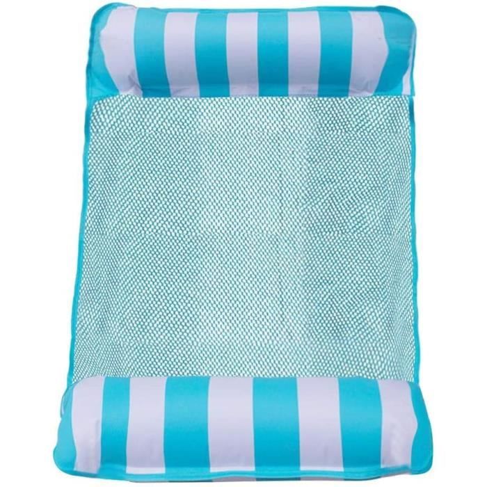 Matelas Flottant Pour Piscine Adulte – Chaise Longue Gonflable – PVC, 155 X 76 Cm, Capacité 113 Kg – Été