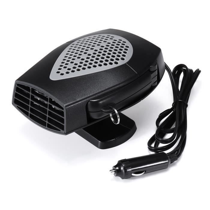 Chauffage De Voiture 12V EONDEVO - Dégivreur Et Désembueur Rapid - 2 Modes Et Rotation 360° - Pour Hiver
