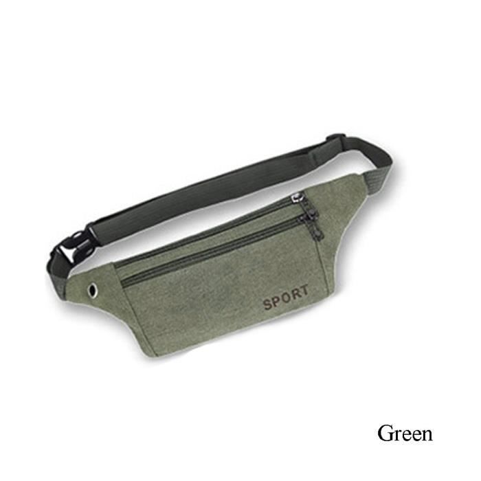 Sac Banane Camouflage Ado - Petit Sac Avec 4 Poches Zippées, Réglable, Imperméable, Pour Randonnée Ou Quotidien