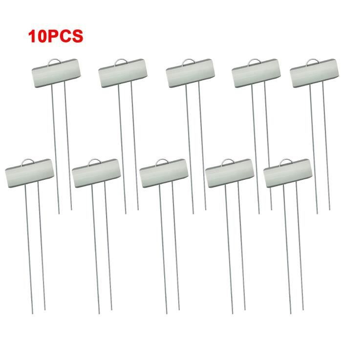 Lot 30 Étiquettes Plantes Métal + Tige Inox – Marquage Jardin Durable & Élégant