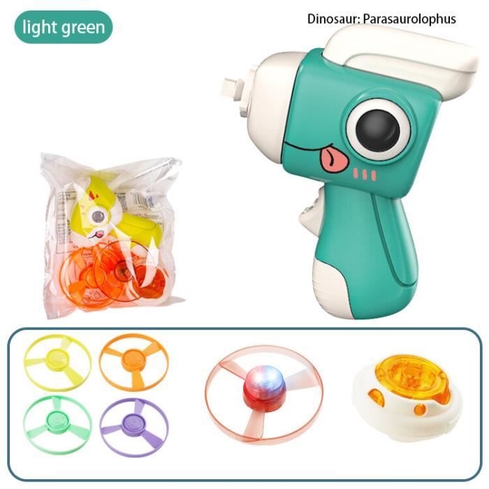 Lanceur De Disques Volants éléphant – Jeu D'extérieur Enfants 4-8 Ans – Sans Piles – Filets De Capture Inclus