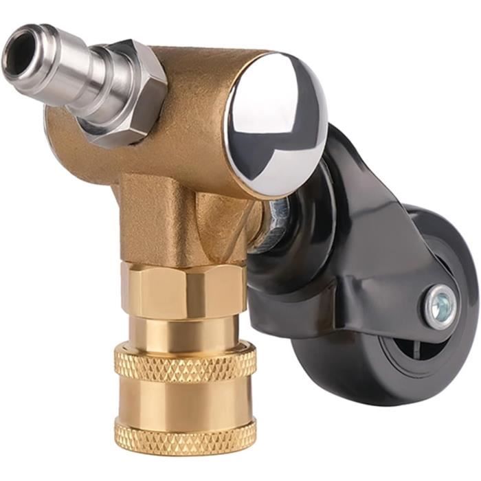 Lance à Mousse 900 Ml Avec Raccord Rapide - Pour Nettoyeur Haute Pression, Lavage Voiture Et Maison, Buse Réglable