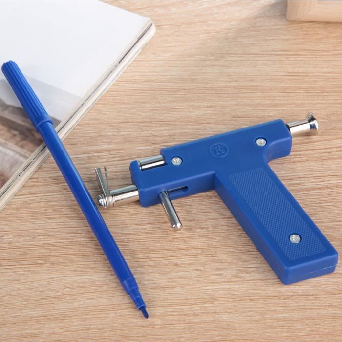 Pistolet Perceur D'oreille - Kit Piercing Sans Douleur, Boucles D'oreilles Hypoallergéniques Plaquées Or (6 Pièces)