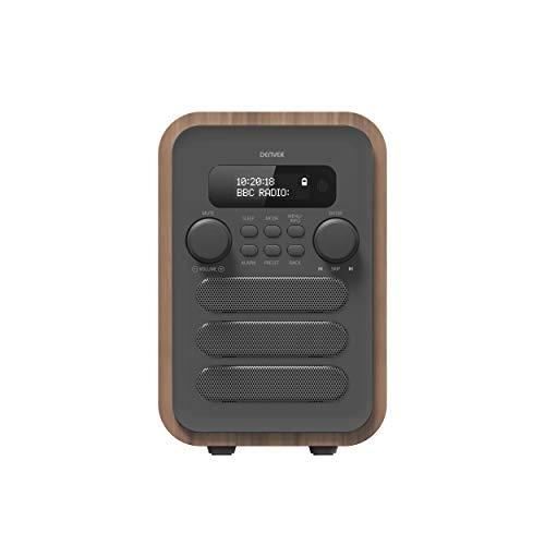 Radio portable - DENVER - DAB-48 - DAB+ et FM - 40 stations préréglées - Aspect bois