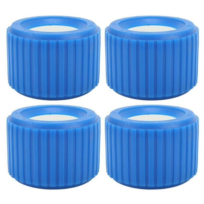Lot de 4 rouleaux oscillants de rechange pour remorque de bateau - Kit haute fonctionnalité - 125 x 73 x 30 mm - Bleu