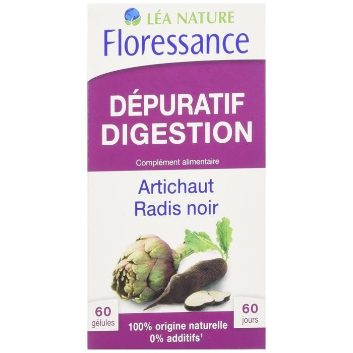 Floressance Phytotherapie Digestion Vegetale Depuratif Artichaut Radis Noir 60 Gelules Lot De 3 Cdiscount Au Quotidien