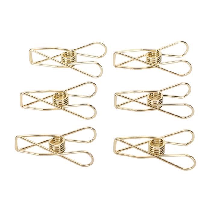 Pinces à reliure Clips de reliure en métal, 80 pièces, pinces à papier ...