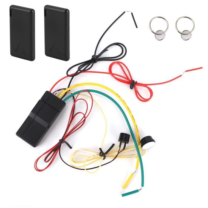 Système Antidémarrage Automatique Sans Fil - Protection Voiture 12V - Détection 2-8m - 2 Capteurs