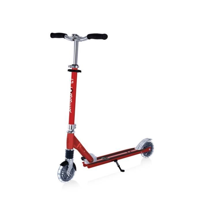 Trottinette - GLOBBER - Led Flow Element Comfort - 3 roues - Rouge - Mixte