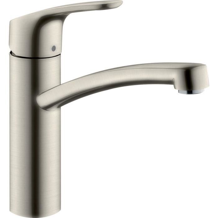 hansgrohe Mitigeur de cuisine Focus M41 160 1 jet Aspect acier inox 31806800
