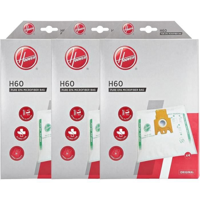 Sacs pour Aspirateur Hoover H60 Microfibre Pur EPA Anti Odeurs - vue 8